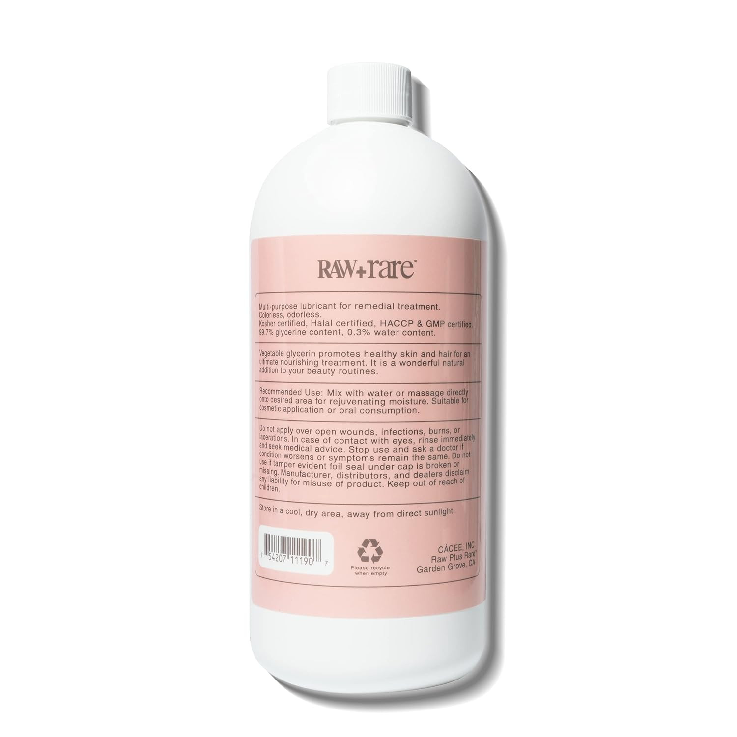 Vegetable Glycerin/Glycerine Quart (32 Fl. Oz.), Natural Pure USP Food Grade/...