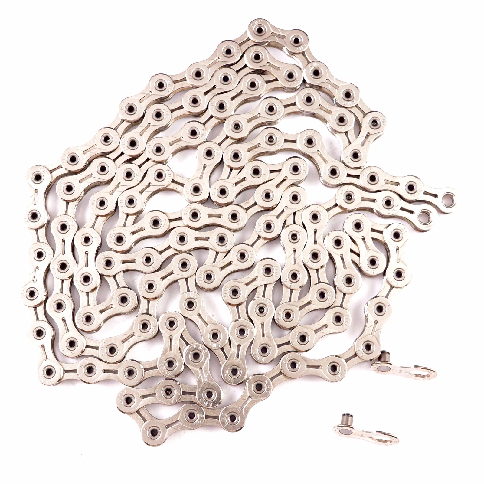 KMC X11SL / X11EL Silver Bike Chain 11s 114L Fit SRAM Shimano Road MTB Bikes