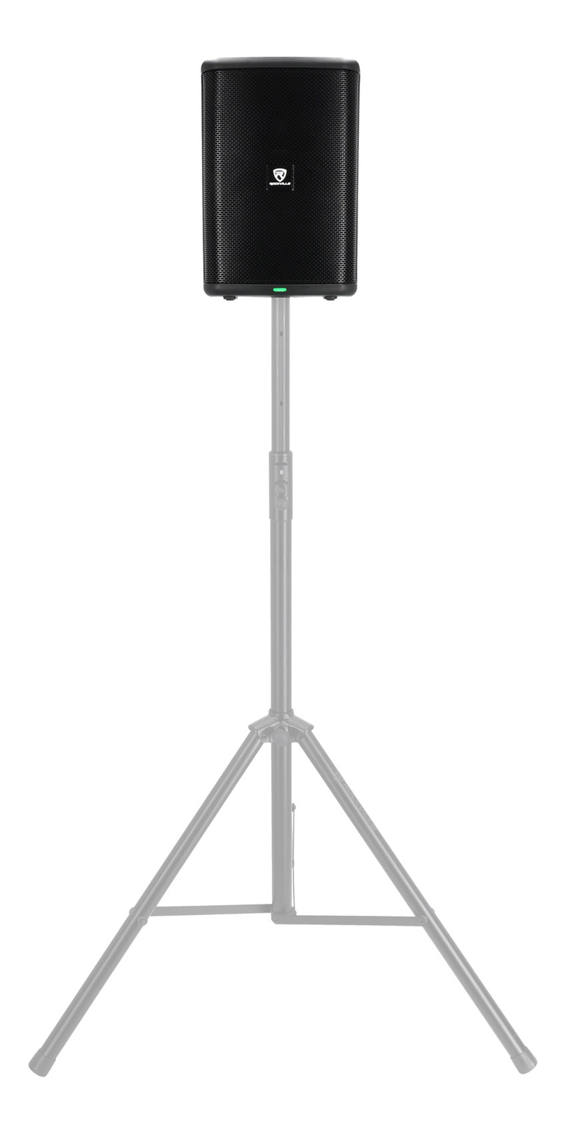 Rockville TITAN ONE PRO Battery Powered Live Performance 8" PA Speaker+Stand