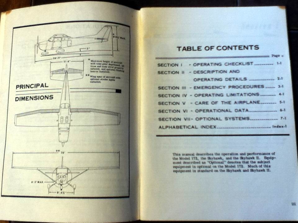 1975 Cessna 172 Owner's Manual