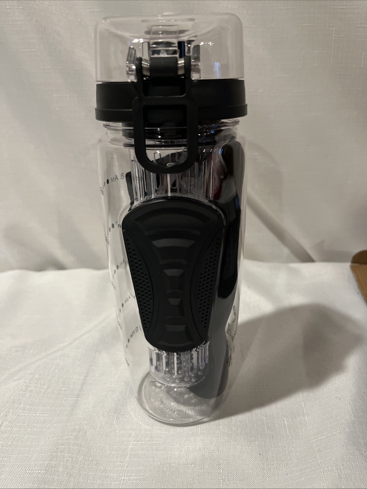Zulay Kitchen Fruit Infusion Water Bottle Black New In Box