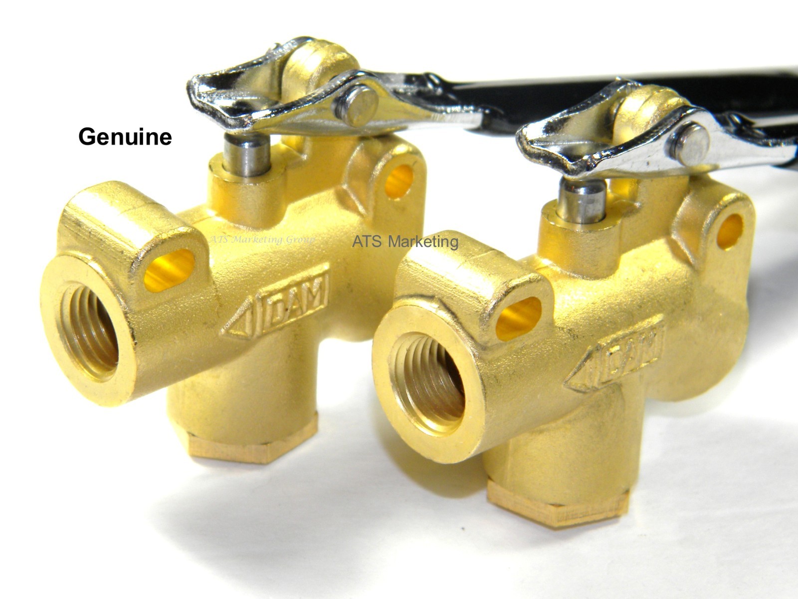 Carpet Cleaning - Genuine DAM 1/4" Brass Control Valve (Set of 2)