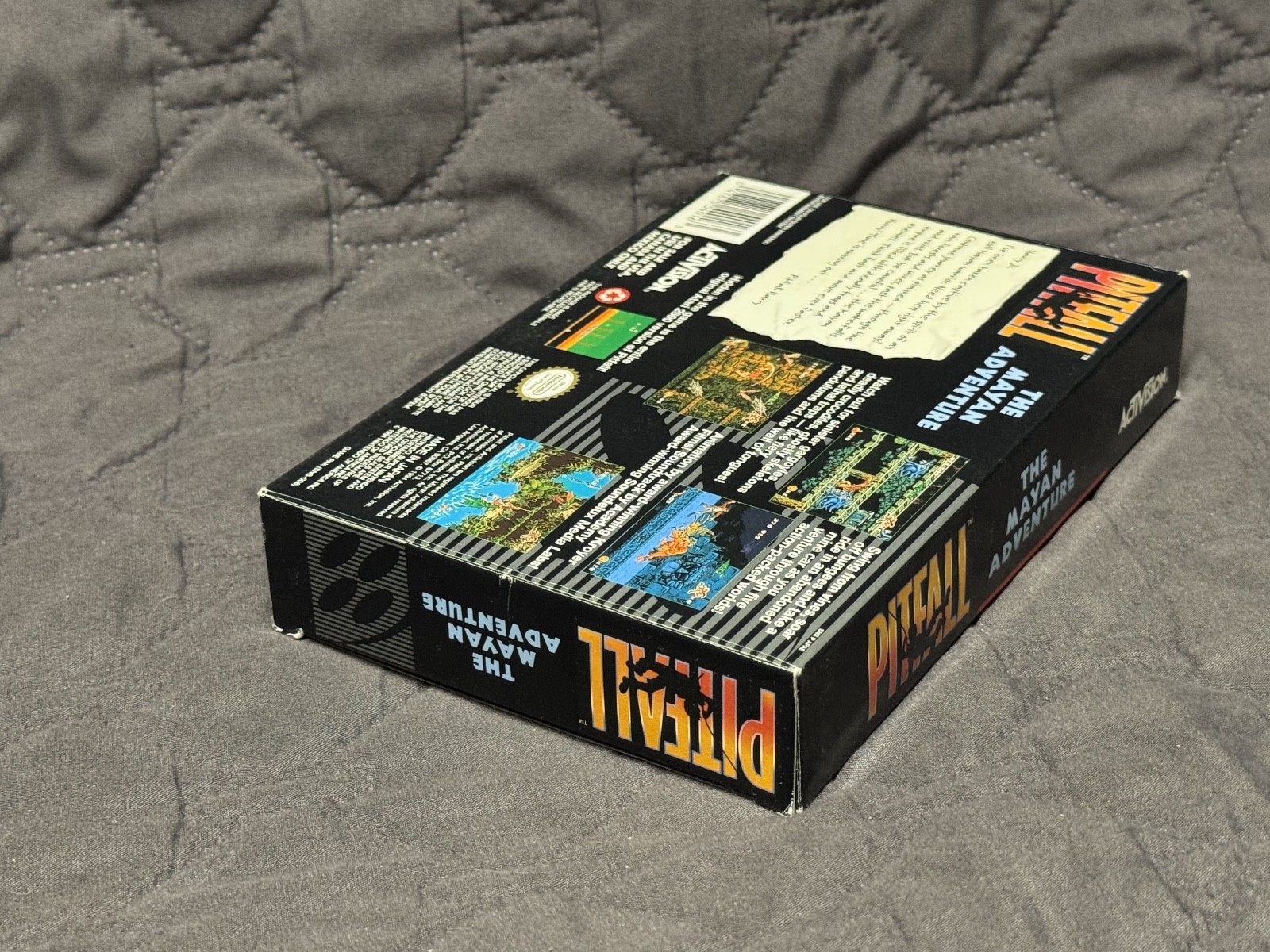 Pitfall The Mayan Adventure * Snes Box Only * Super Nintendo Original box