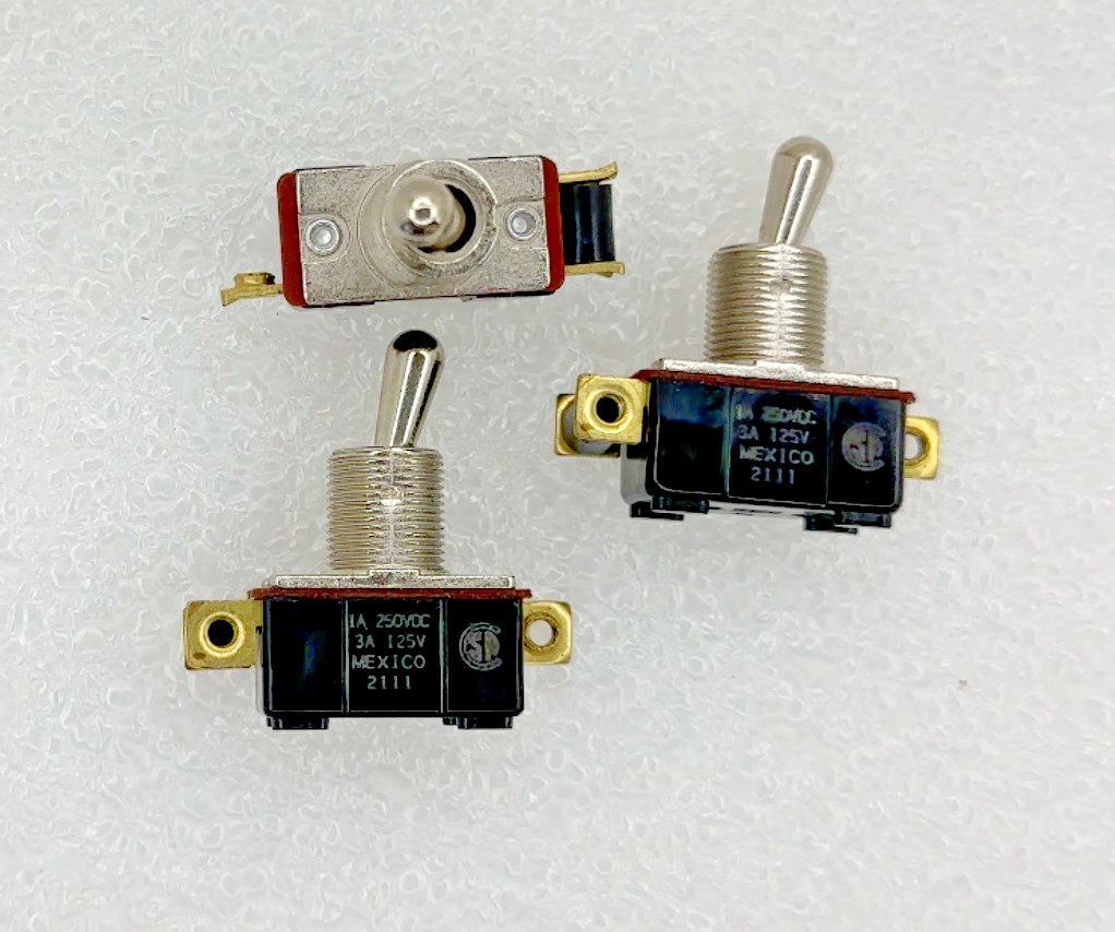 *Lot of 5* Rocker Switch 2 Phase 1A 250VDC 3A 125V 2111