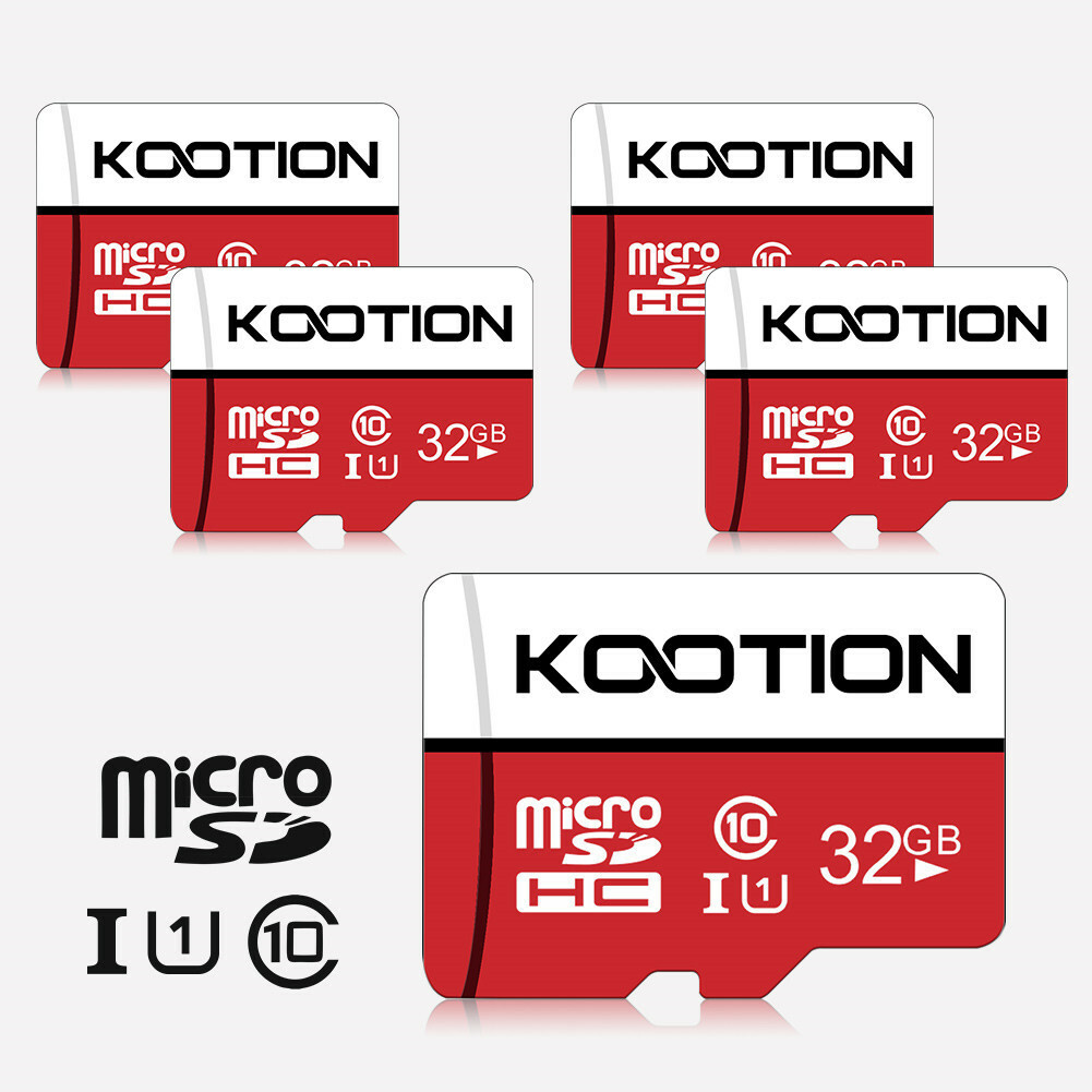 5 Pack 32GB Micro SD TF Card Memory Card Class10 SDHC Fast Speed Camera Card