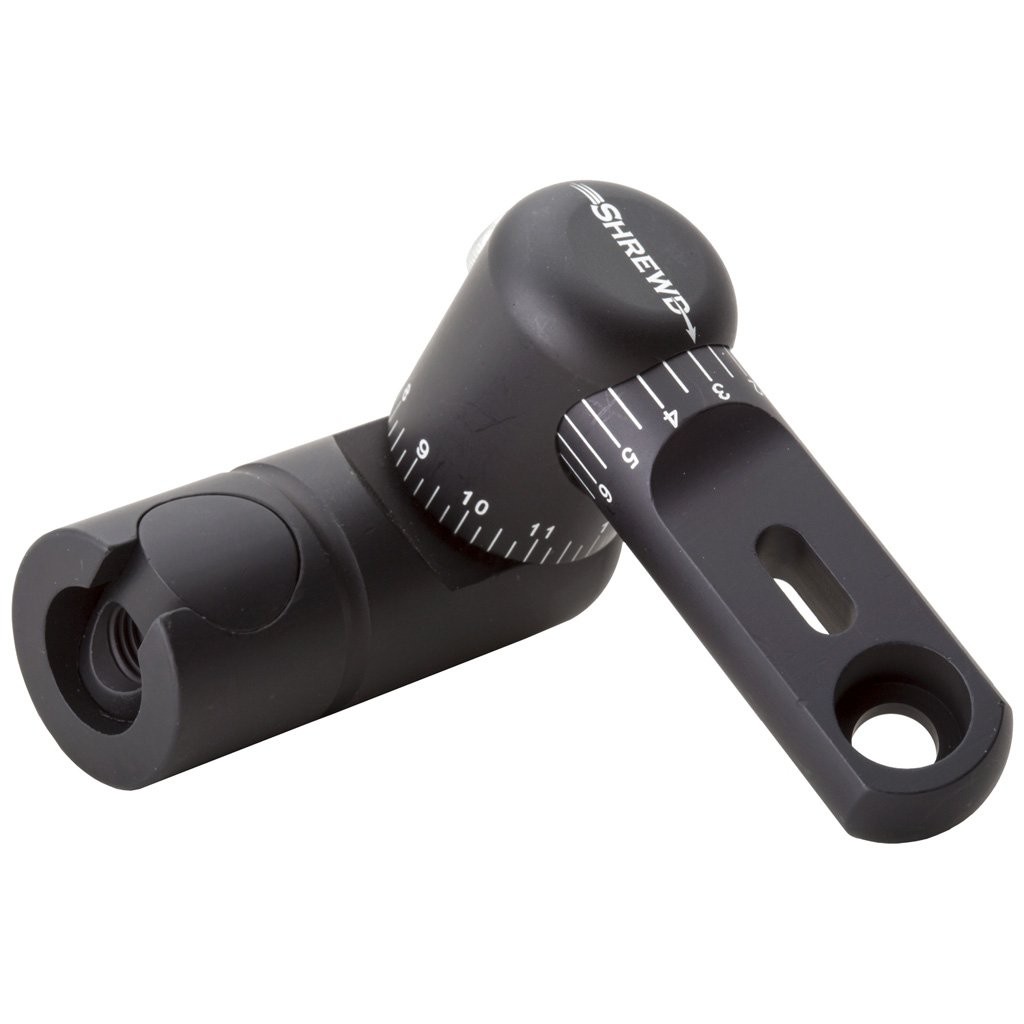 SHREWD ARCHERY Single Adjustable V-Bar, Black