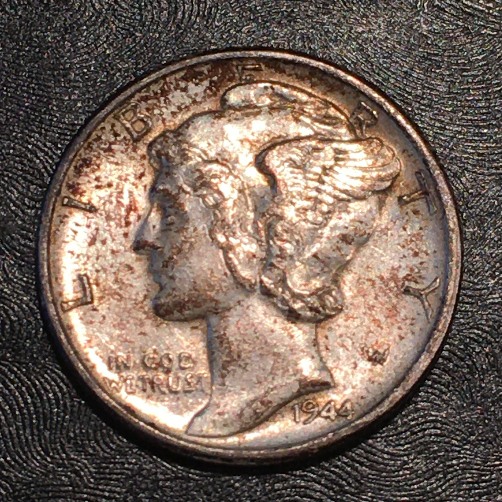 1944 Mercury  Silver Dime  - High Quality Scans #M433