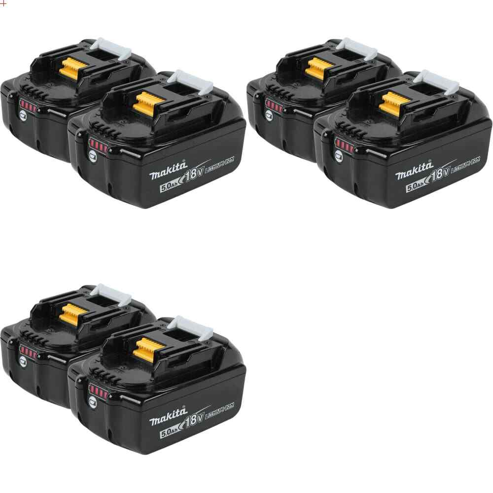 Makita BL1850B-2 18V LXT Battery, 2 Pack w/ FREE BL1850B-2 18V Battery, 2 Pack