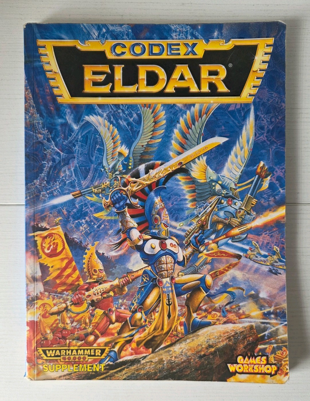 Warhammer 40K Codex Eldar 2nd Edition SIGNED BY RICK PRIESTLEY Armies Book 1994