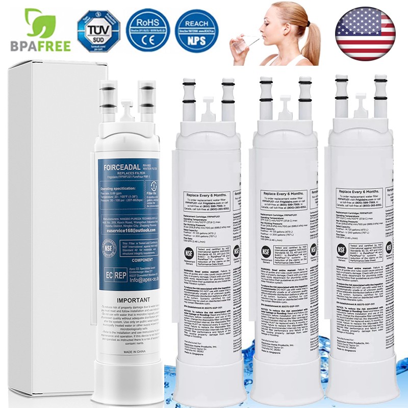 1/2/4 Pack for Frigidaire PWF-1 FPPWFU01 Fresh Refrigerator Water & Ice Filter
