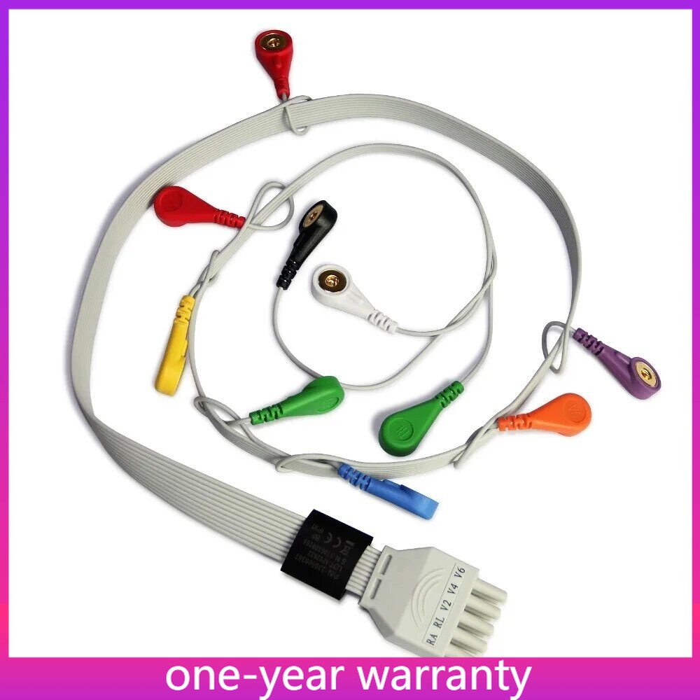 CONTEC ECG Holter Cable Leadwire Compatible With TLC5000/TLC6000/8000S