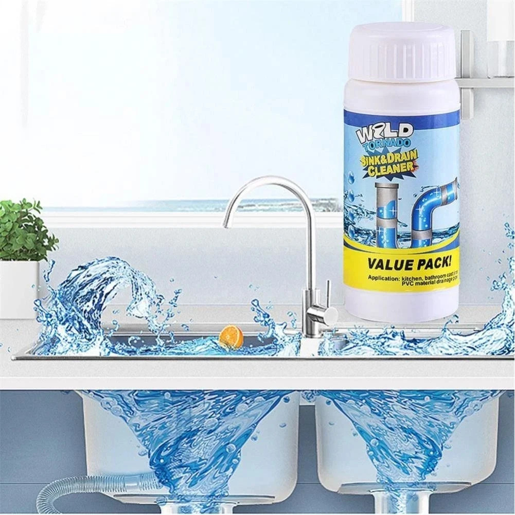 1~5x Wild Tornado Powerful Sink Drain Cleaner High Efficiency Clogging Cleaner