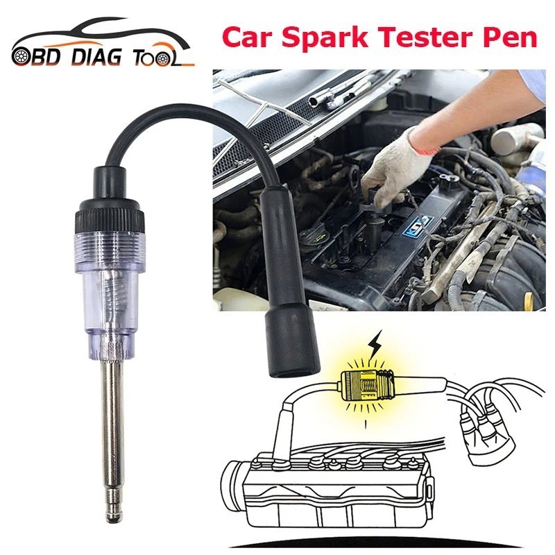 Spark Plug Tester Ignition System Coil Engine In Line Auto Diagnostic Test Tools