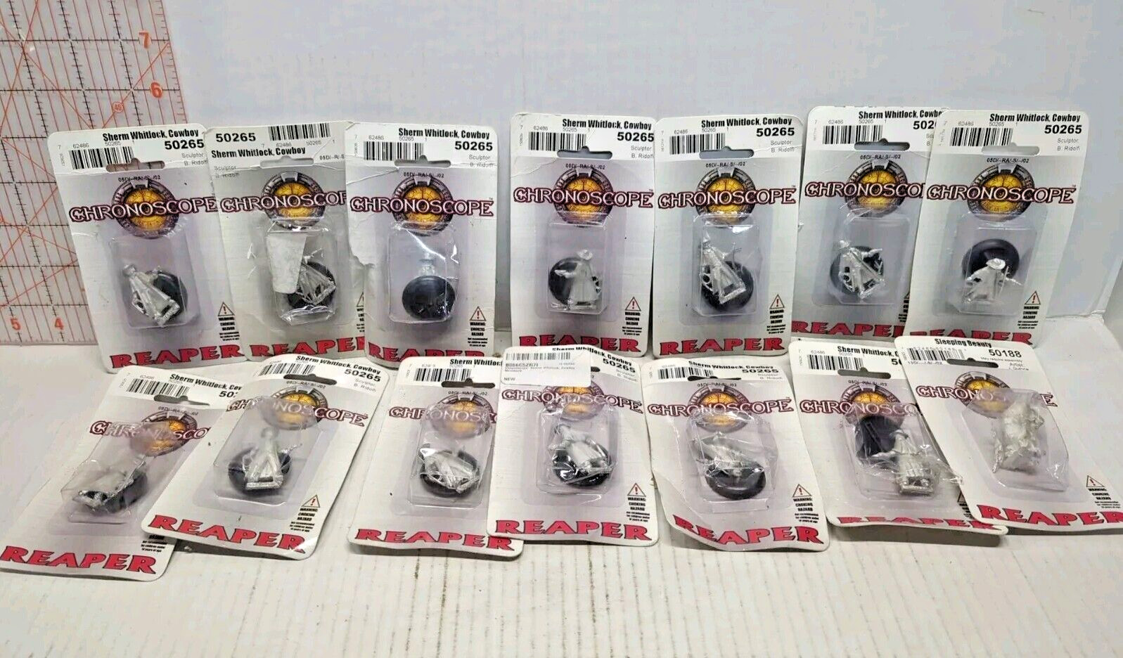 LOT OF 14 CHRONOSCOPE MINI FIGURES 13 SHERM WHITLOCK 1 SLEEPING BEAUTY D9
