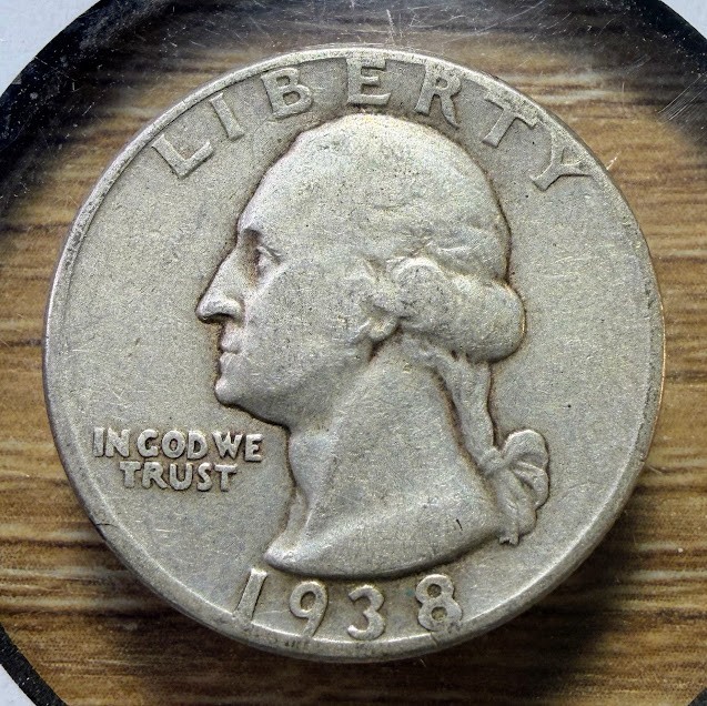 1938-P Washington Quarter - Actual Coin Shown - Free Shipping & Tracking INV#105