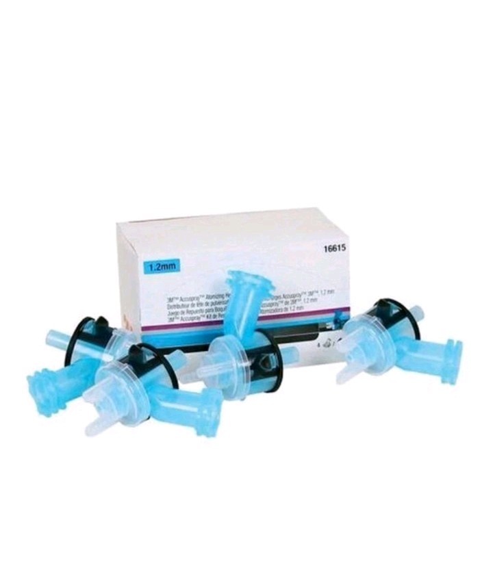 3M 16615 Accuspray Atomizing Head for Spray Guns (Blue, 1.2 mm, 4 per Kit)