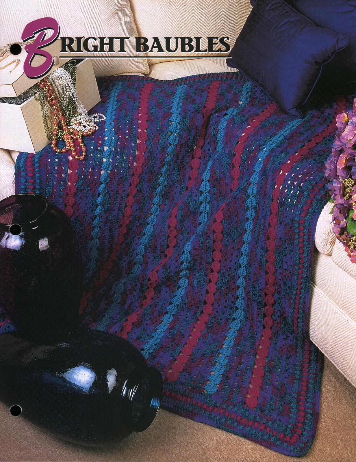 Bright Baubles Afghan | Annie's Crochet Quilt & Afghan Club QAC319-02