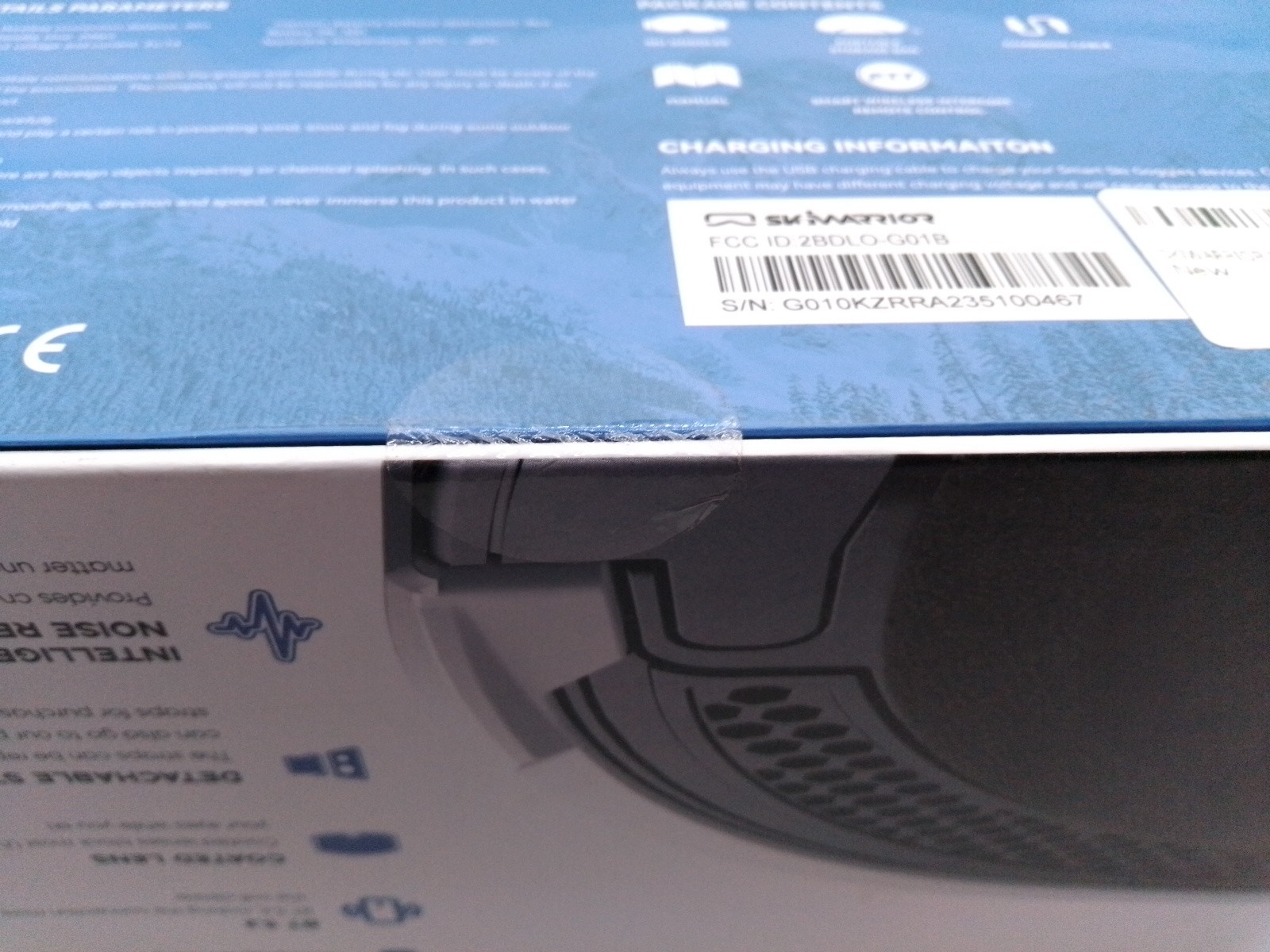 SkiWarrior Smart Wireless Intercom Audio Ski Goggles