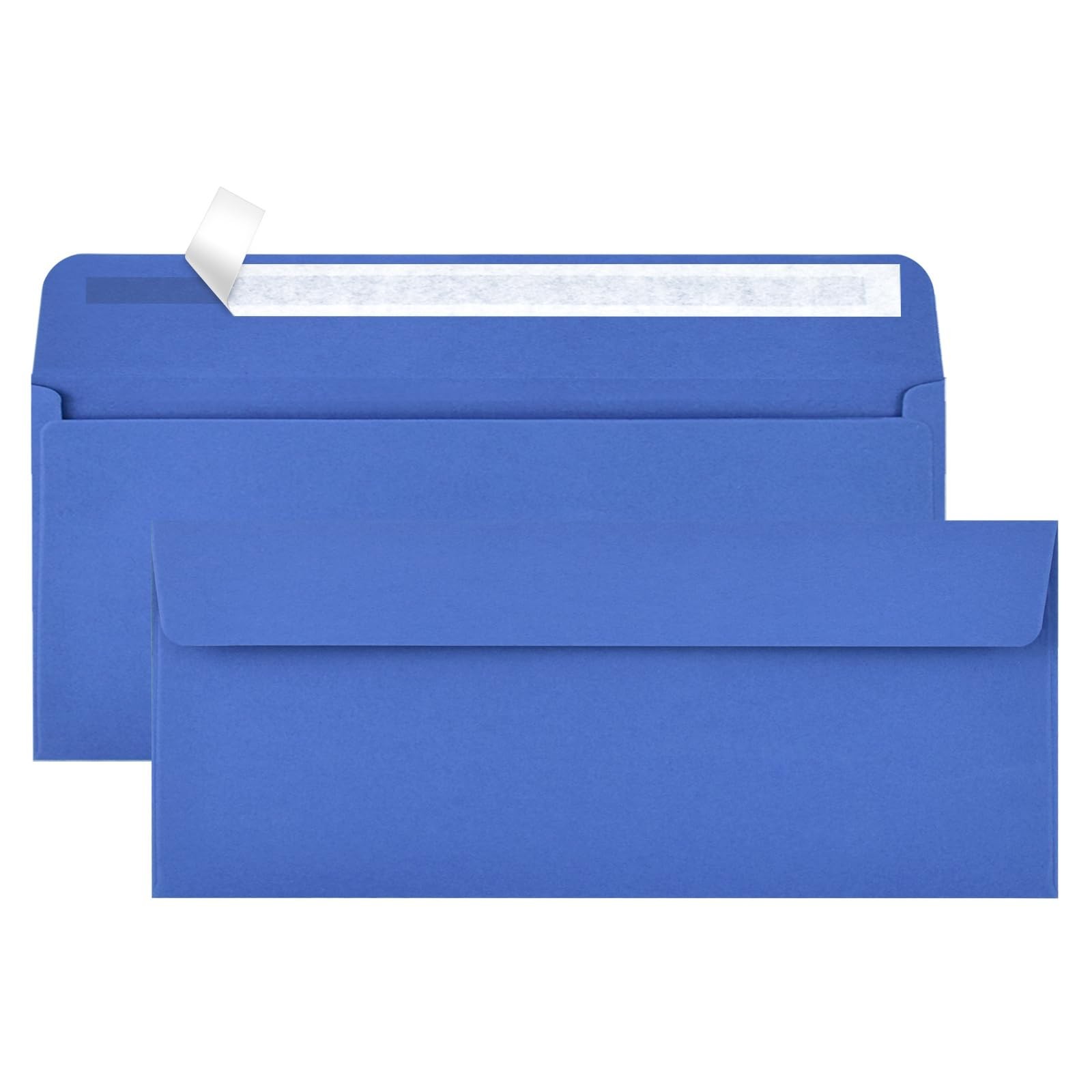 Navy #10 Envelopes 100 Count Self Seal Envelopes Red for Business,Invitations...