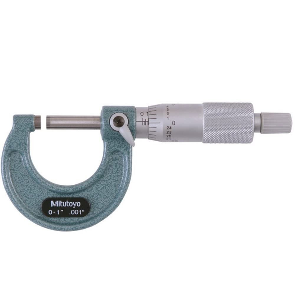 Mitutoyo 103 Series Outside Micrometer Inch Vernier Caliper with Ratchet Stop