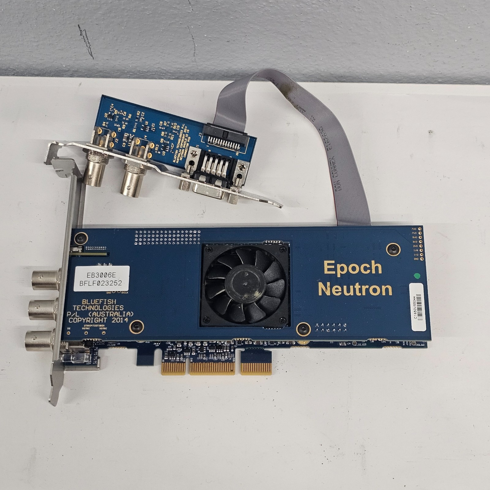 Bluefish Epoch Neutron Card EB3006E 4k SDI Video w/ LTC I/O / RS-422
