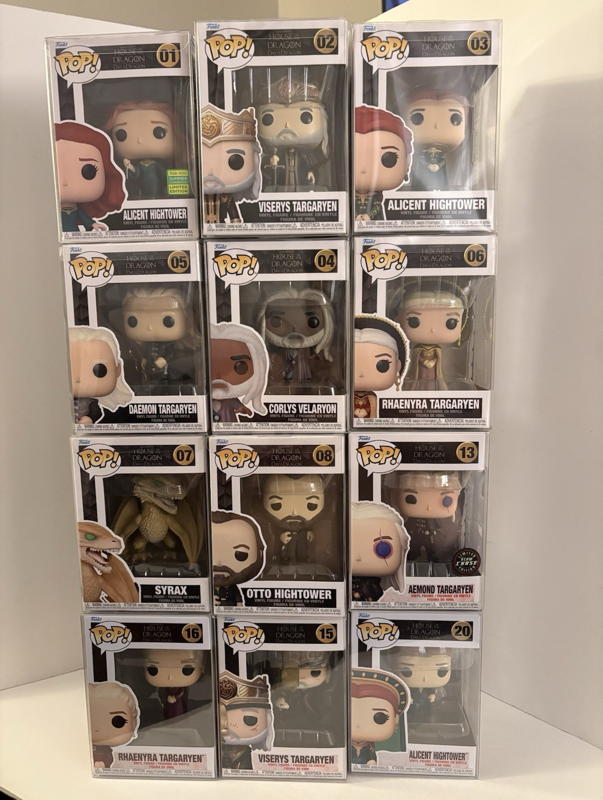 Funko Pop! House of the Dragon Lot of 12 Chase Limited Edition Alicent Daemon