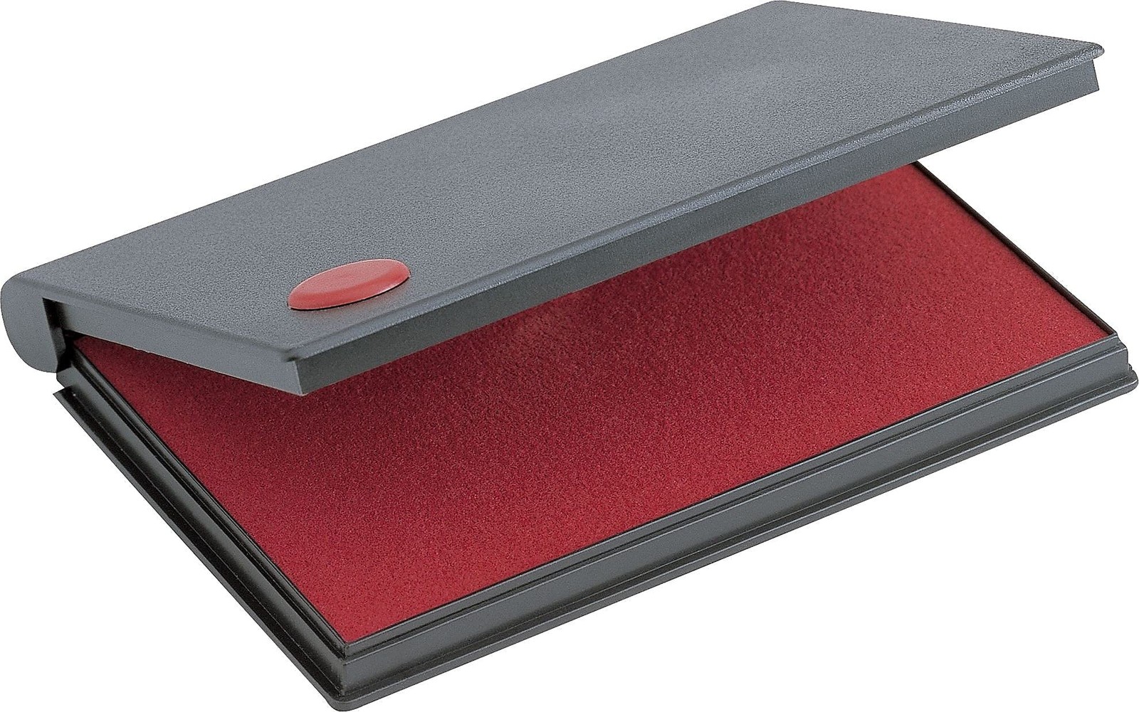 #2 Stamp Pad 6-1/4x3-1/2 inch Felt with Red Ink for Rubber Stamps Office