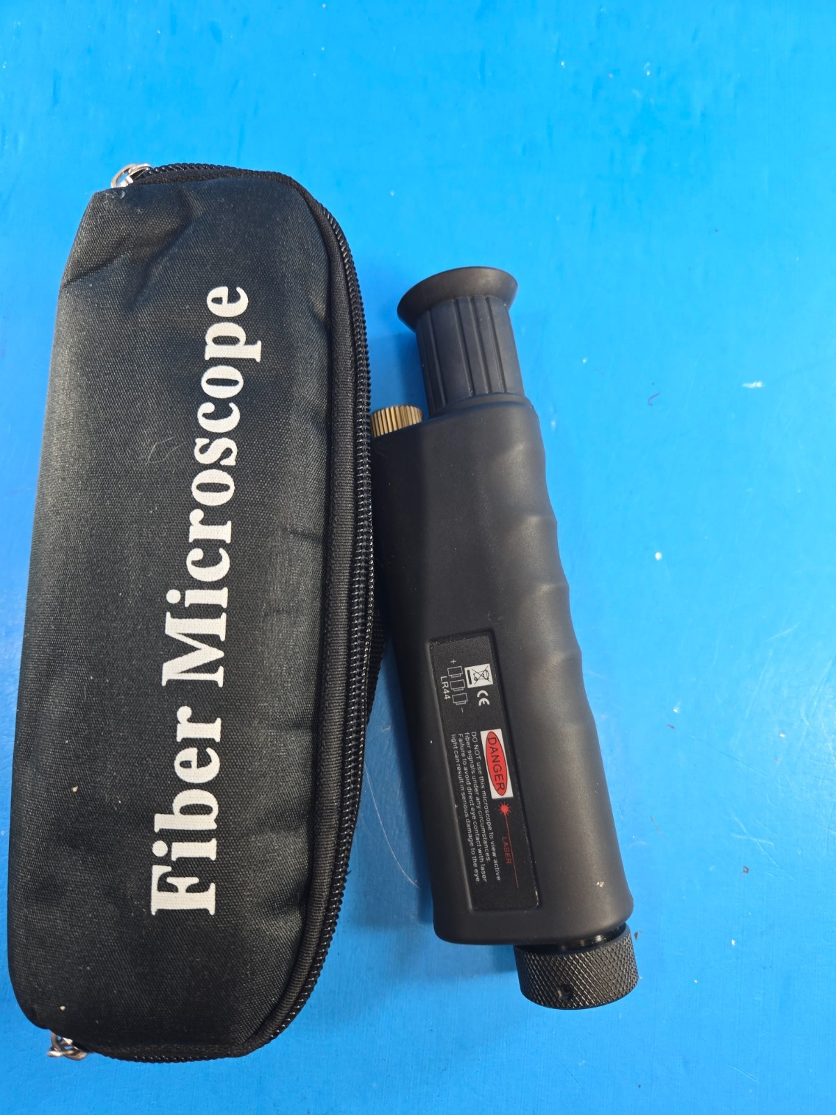 Ideal #45-332 100x Fiber Optic Optical Cable Inspection Microscope Scope