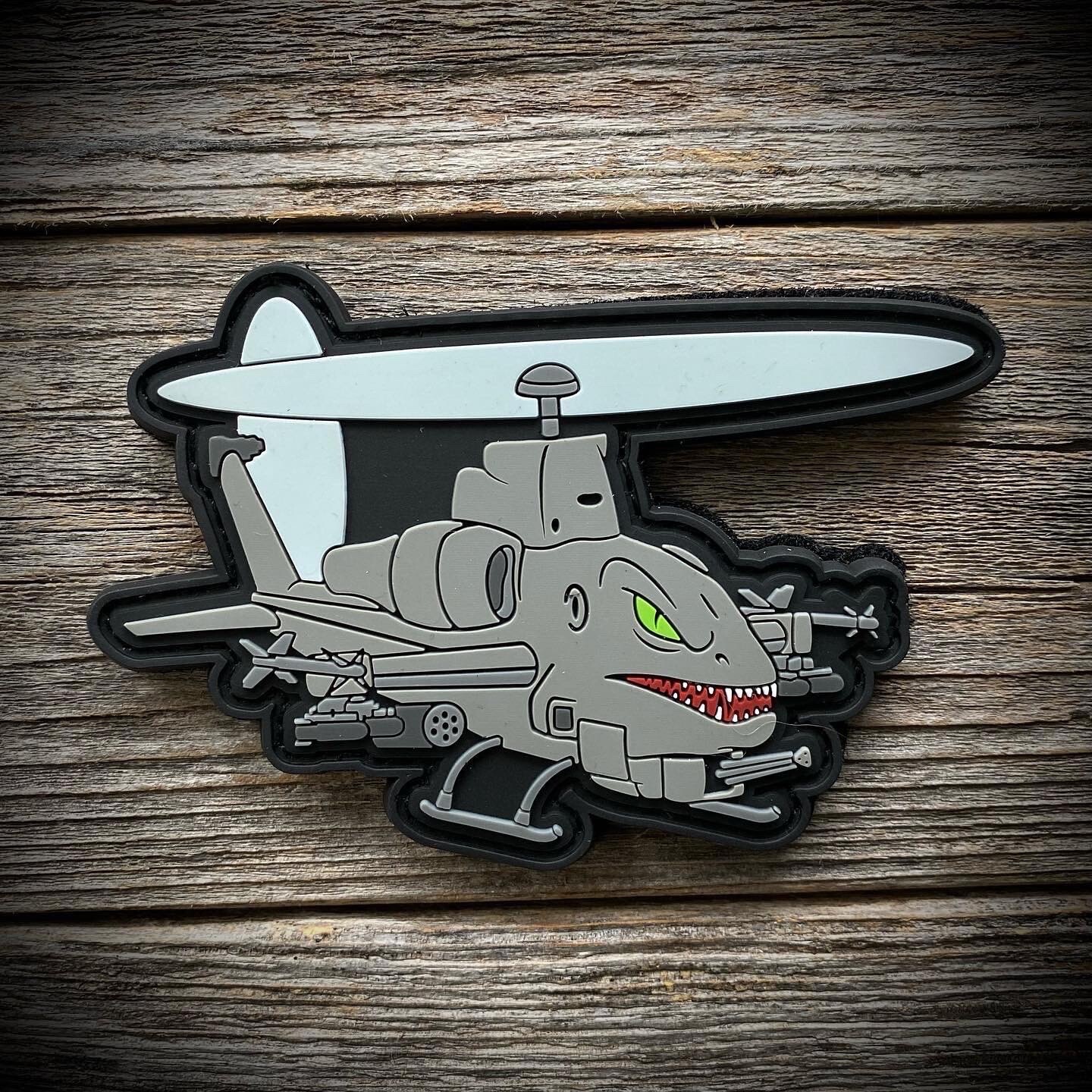 AH-1 Cobra - Marine Corps Aviation Patch PVC - Helicopter Military Morale