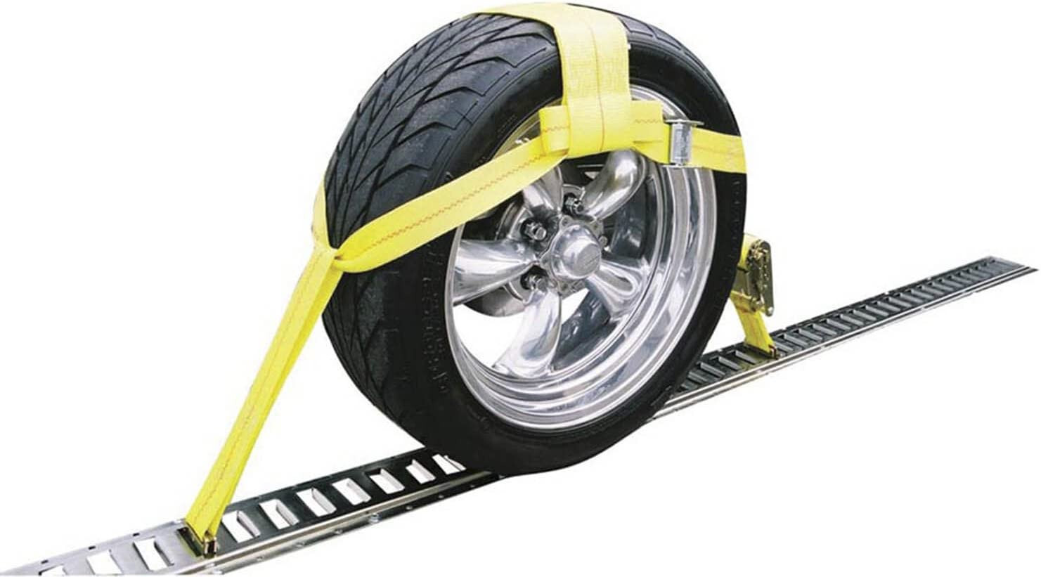 Erickson 08314 3500 lb. E-Track Adjustable Tire Basket Strap with Cam Buckle