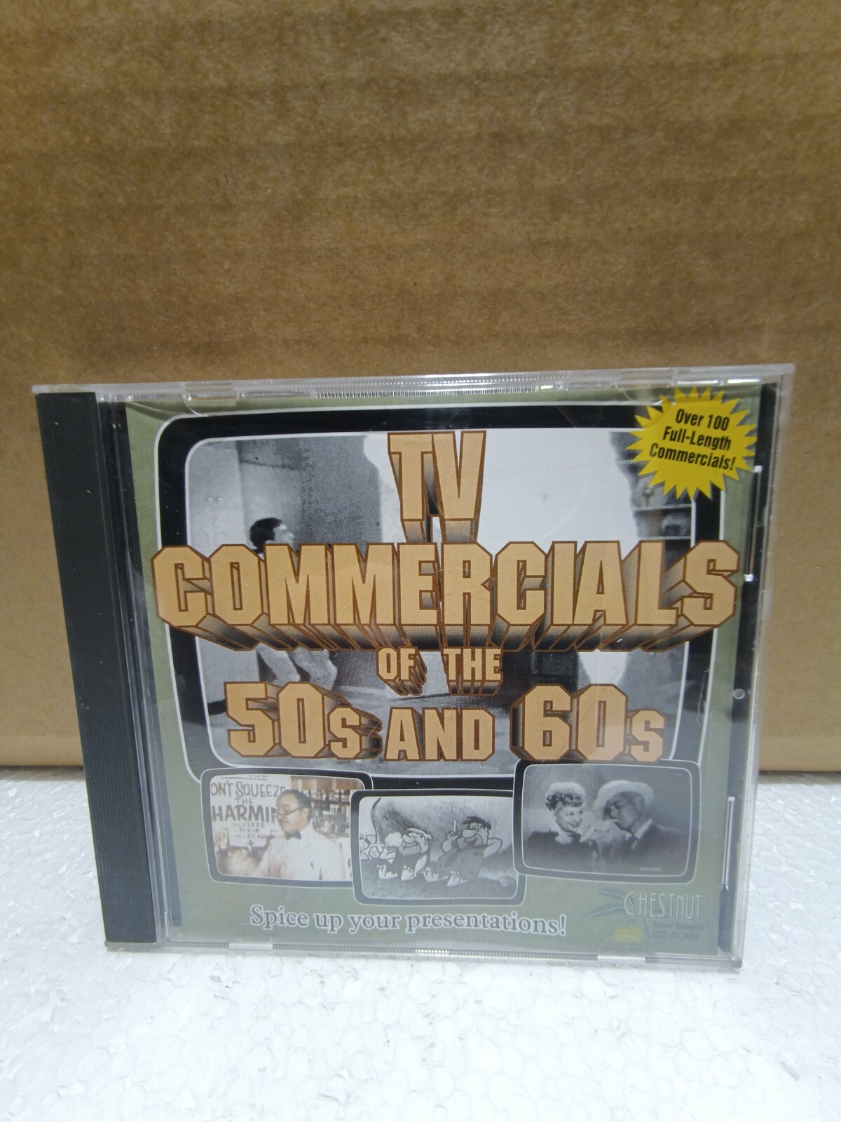 TV Commercials of The 50s and 60s PC CD-ROM Jewel Case NEW CIB Vintage Rare