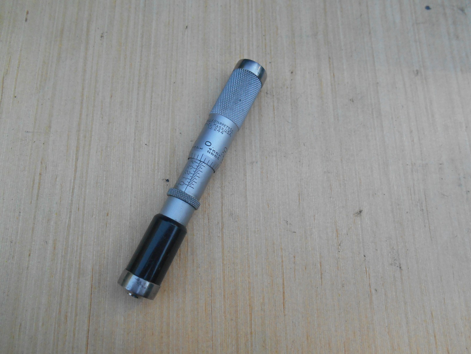 Starrett No. 244, 4-5" micrometer head, .0001"