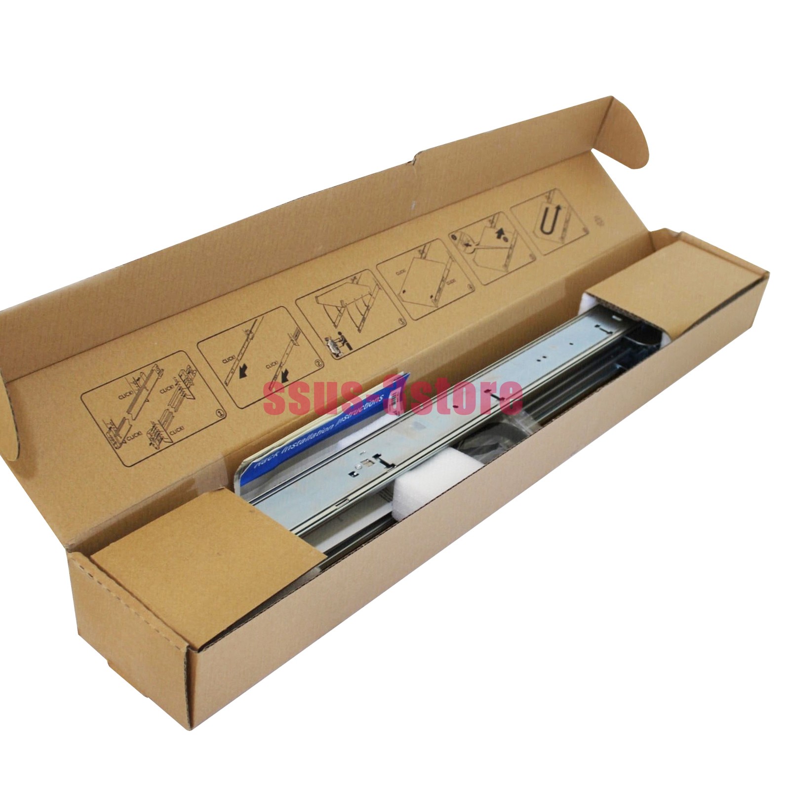 Dell B6 2U Sliding Ready Rails Kit H4X6X for R720 R720xd R730 R730xd R740 R740xd