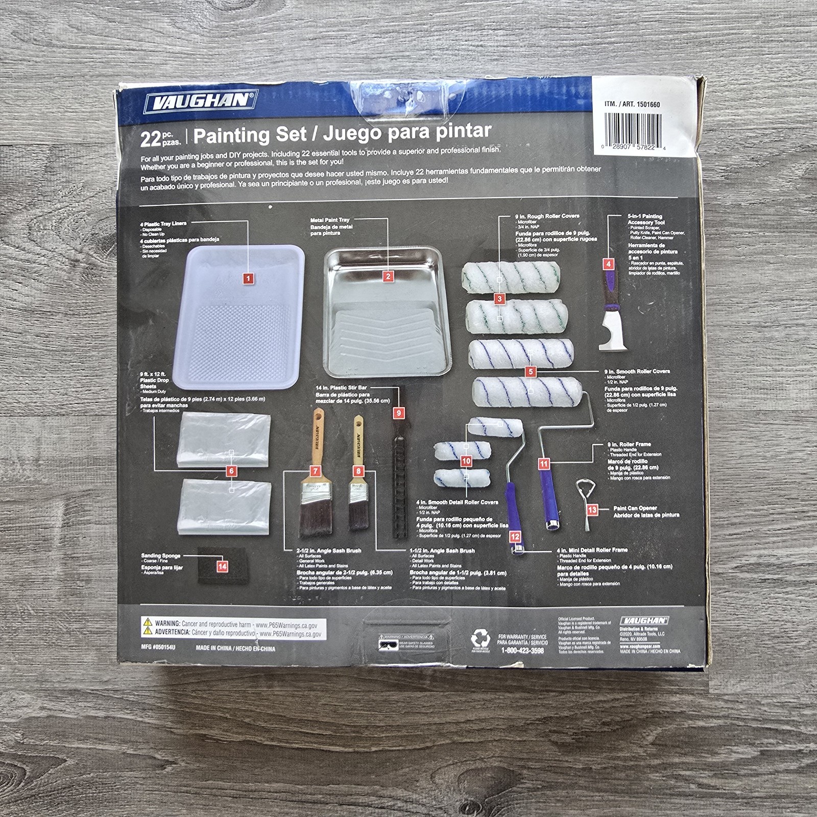 Vaughan 22 Piece Painting Set - Open Box