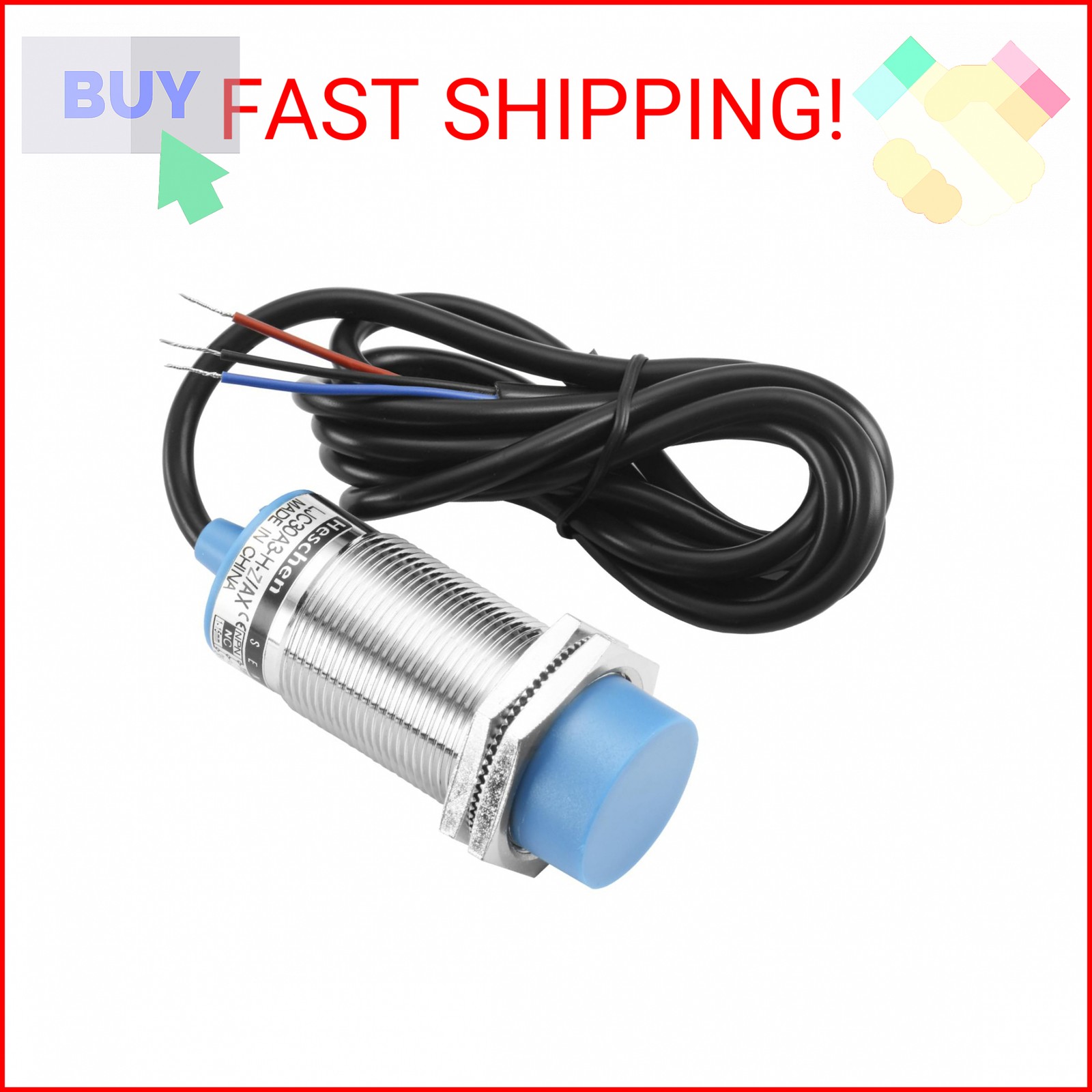 Heschen M30 Capacitive Proximity Sensor Switch Non-Shield Type LJC30A3-H-Z/AX De