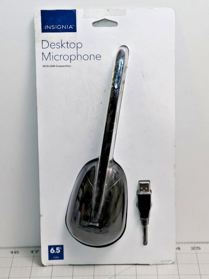 USB Desktop Computer Microphone – Plug & Play PC Mic for Streaming & Calls