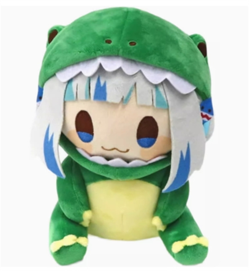 20cm Japan Orinigal Kawaii Gawr Gura Dino Plush Doll Stuffed Toy Pillow Gift