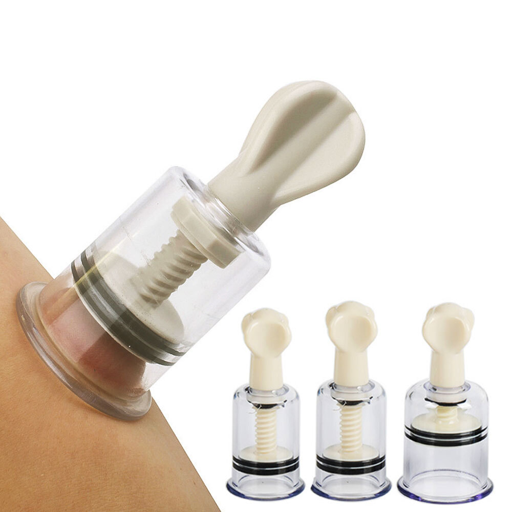 Nipple Sucking Vacuum Twist Cupping Sucker Breast Enhancer Enlarger Massager
