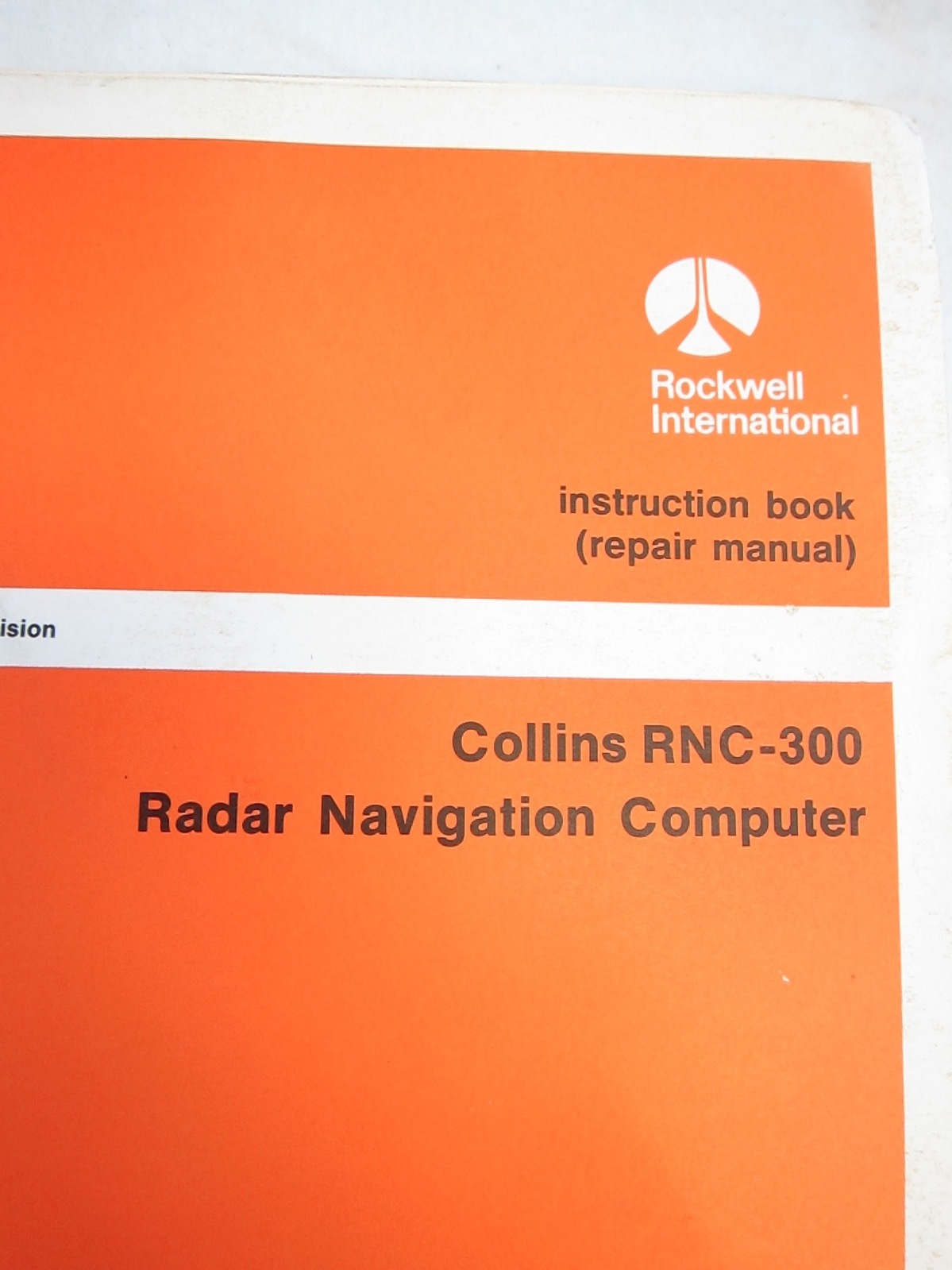 Collins Service Repair Manual Instruction Book RNC-300 Radar Navigation 