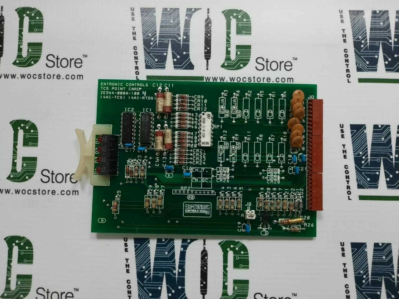 ZE544-008A-100 ROLLS ENTRONIC TCS POINT CARD