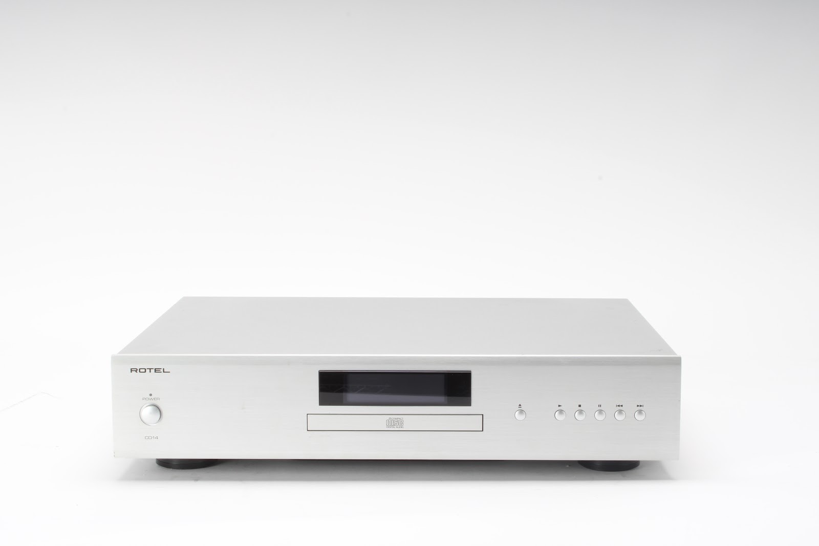 Rotel CD-14 Silver Stereo Compact Disc CD Player - Fair Condition