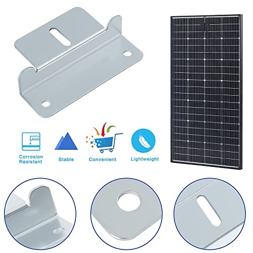 Solar Panel Mount Z Brackets, 2 Sets 8 Units Solar Panel Z Bracket 2 SET(New)