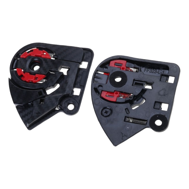 Helmet Shield Base Holder 1 Pair Replacement Parts Visors Holder for FF801 FF323