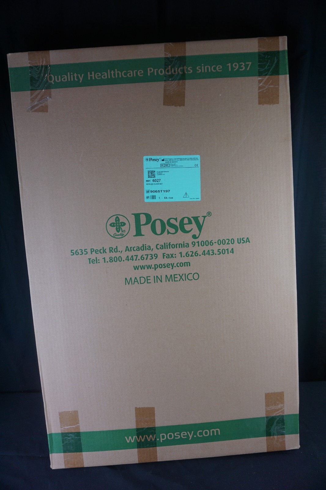 Posey Glow Fall Mat 70 X 38 X 1 Inch Foam / Vinyl - 6027 Navy Blue NEW