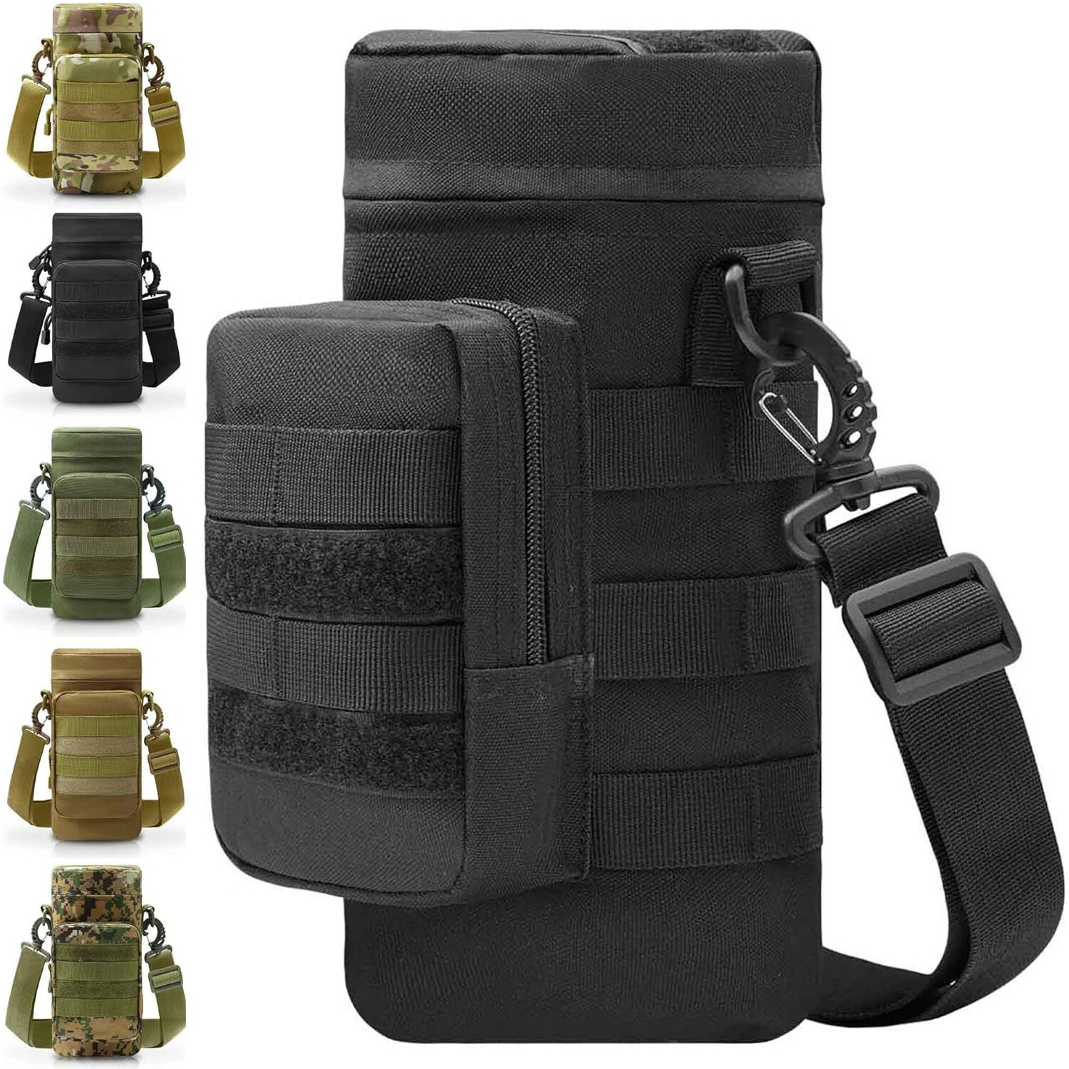 Tactical Water Bottle Pouch Military Army Molle Water Pouches Carrier Holder Bag