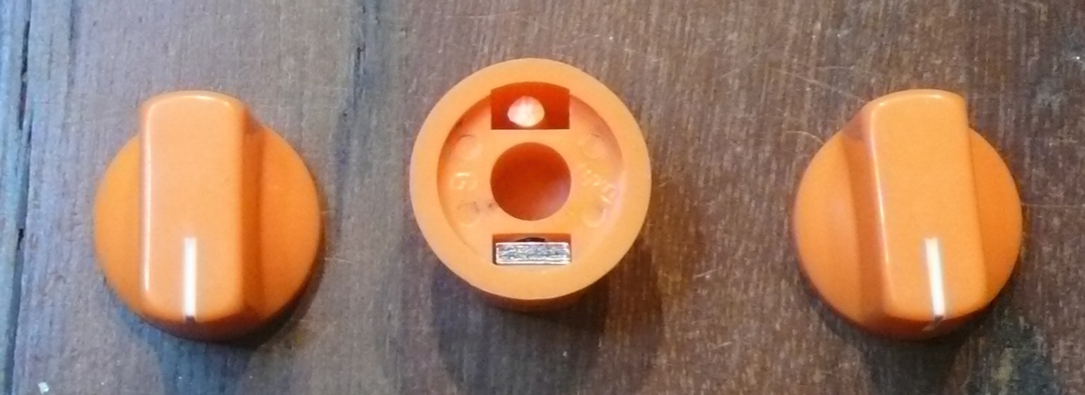 Orange Davies 1510 Guitar Effects Pedal Set of 3 Control Knobs Fits Many Models