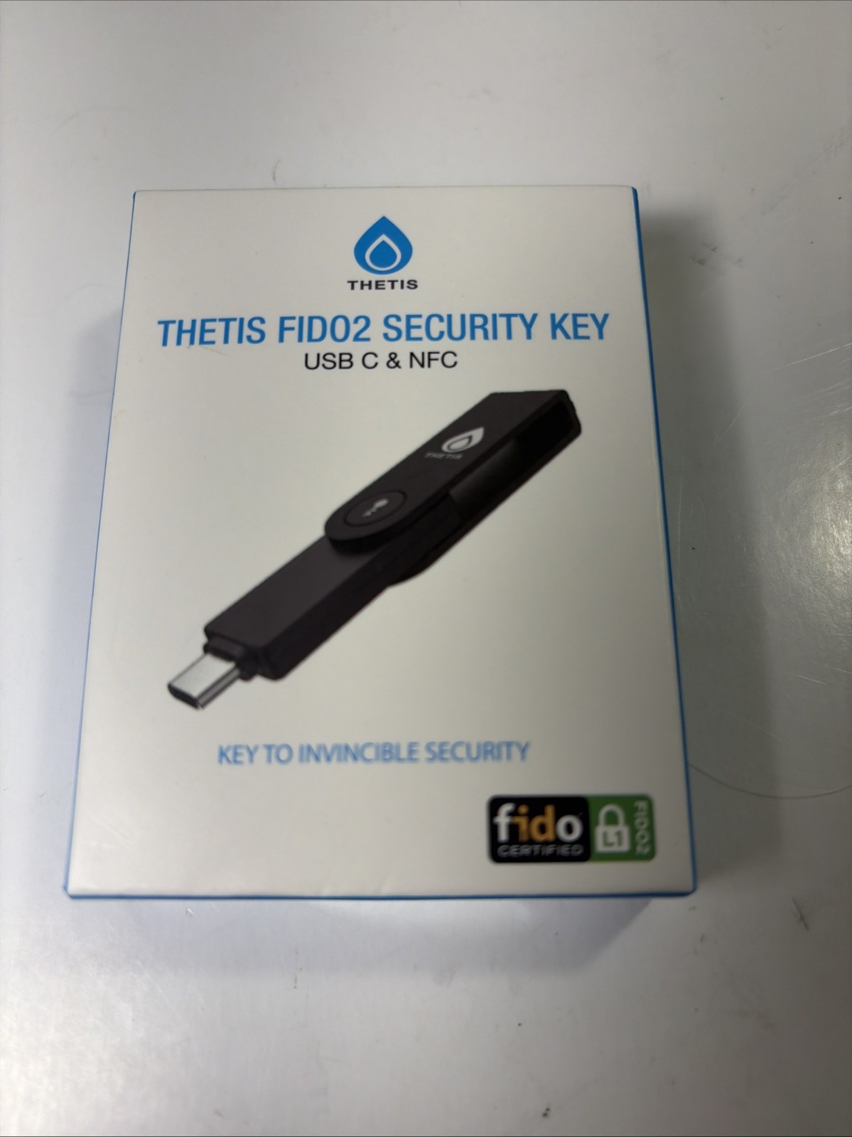 Thetis Pro-C FIDO2 Security Key Passkey via Connect USB-C NFC TOTP / HOTP