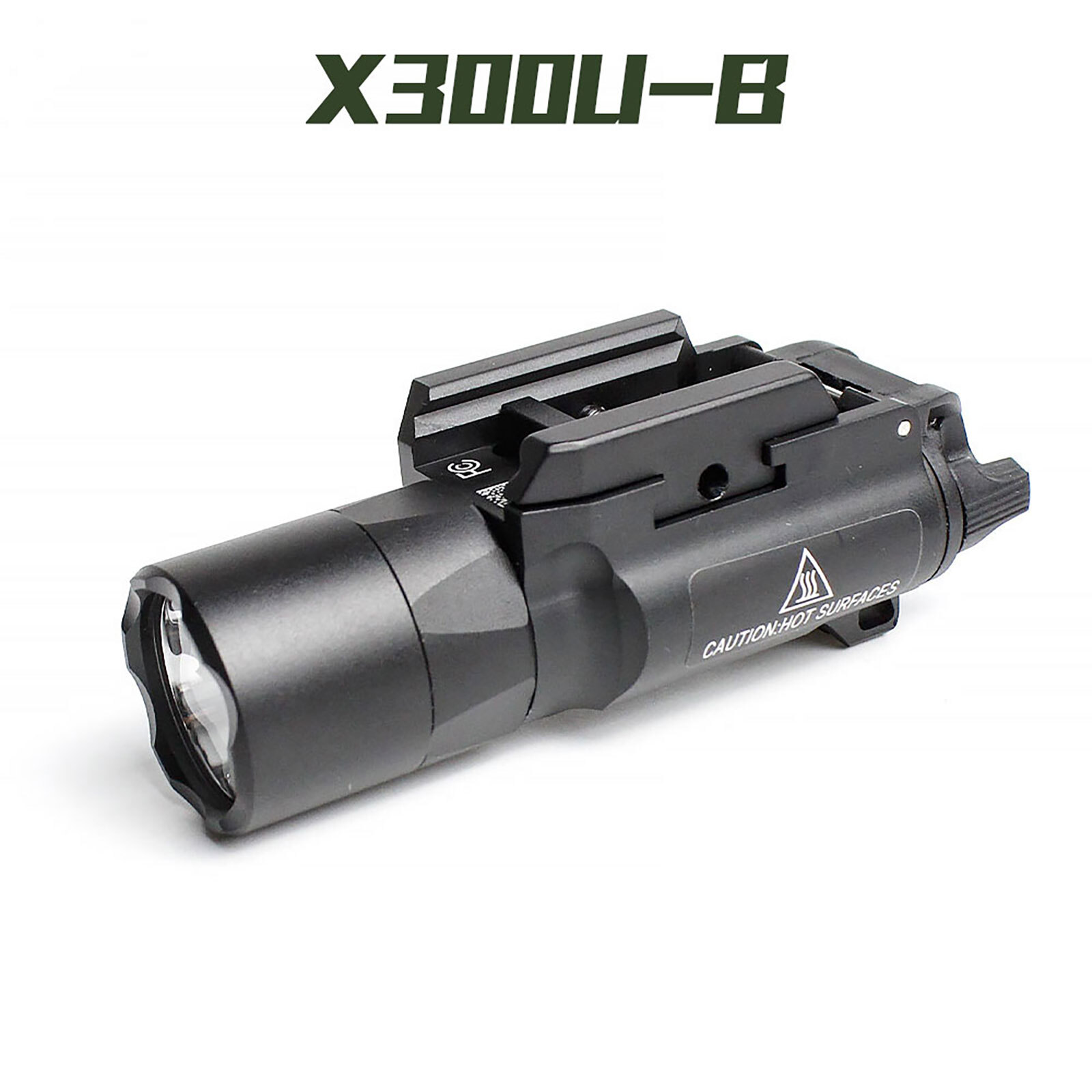 Metal Tactical X300U-B Weapon Light Rifle Hunting Flashlight Fit 20mm Rail US