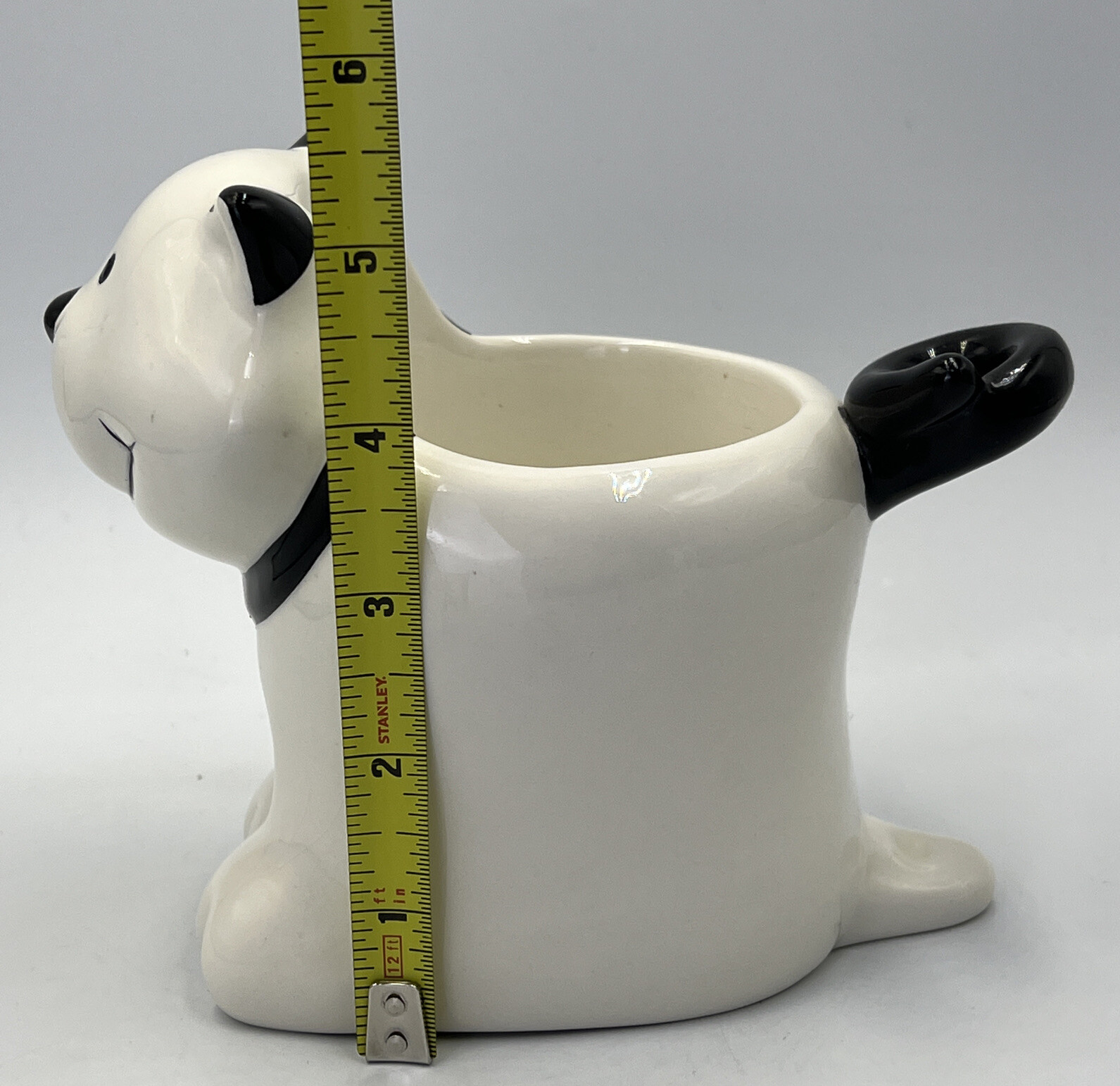 Department 56 Pets White Cat Planter Small Ceramic