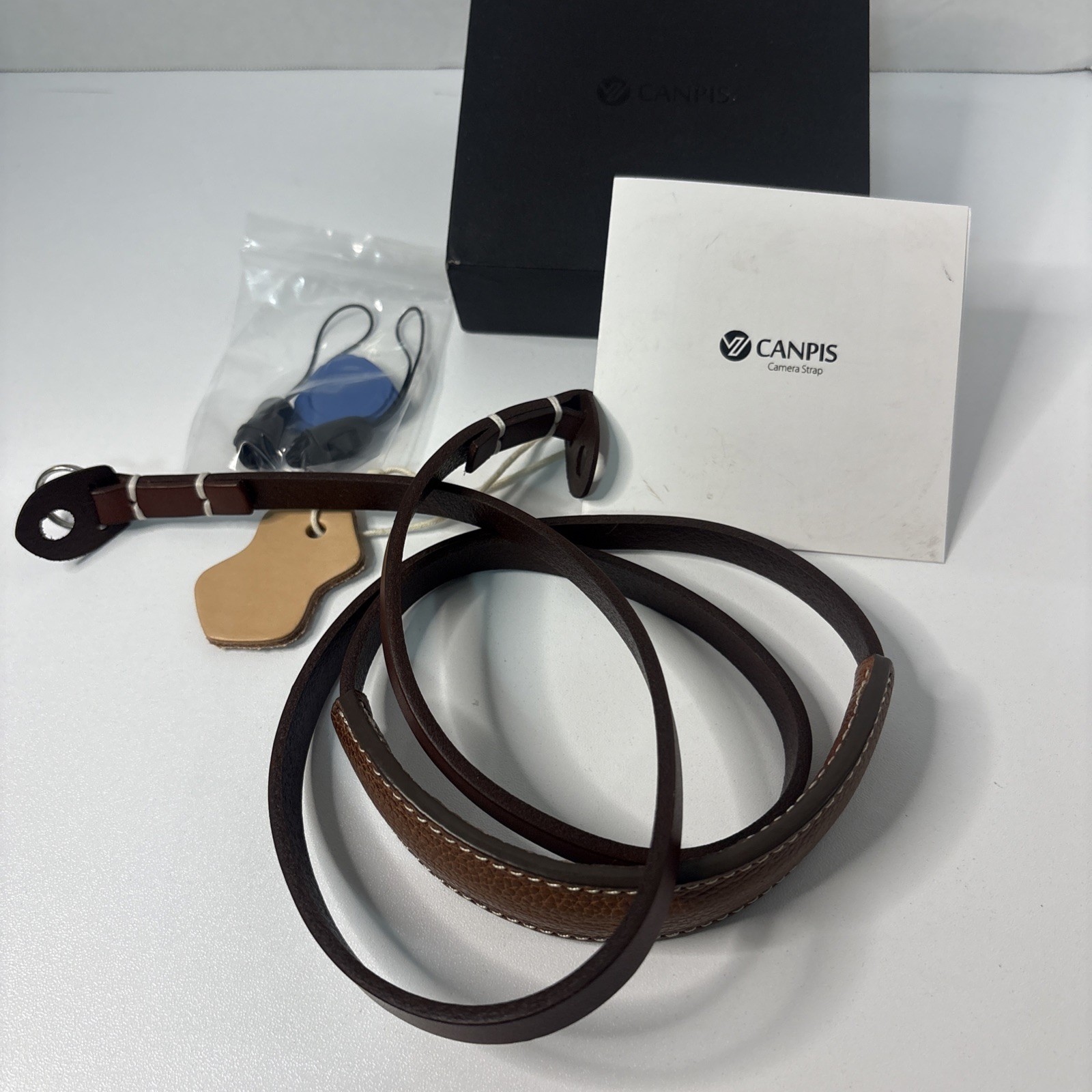 CANPIS Brown Leather Camera Strap CP005 108cm